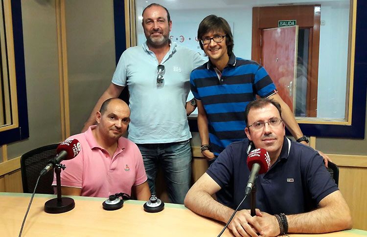 Antonio Navarro e Vicente Ribes, de Kelme Pádel, convidados do programa 'Esto es Pádel'