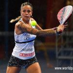 Alba Galán, en acción en el Sevilla Open 2017