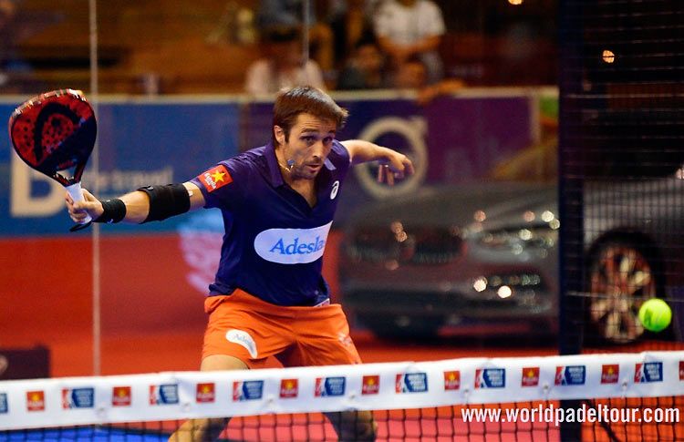 Fernando Belasteguín, en acción en el Sevilla Open 2017