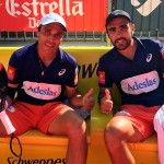 Fernando Belasteguin e Pablo Lima in azione in Andorra Aperto 2017