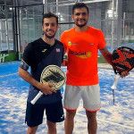 David García Campos-Yain Melgratti, en acción en el Portugal Padel Master 2017