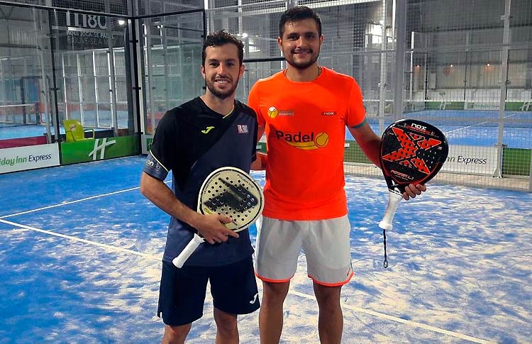 David García Campos-Yain Melgratti, en acción en el Portugal Padel Master 2017