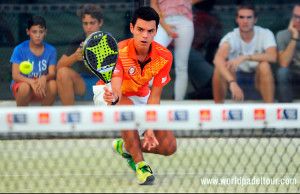 Coki Nieto, en acción en el Sevilla Open 2017