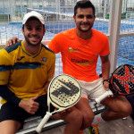 David García Campos-Yain Melgratti, en acción en el Portugal Padel Master 2017