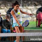 Gabriela Bartomioli, en acció a l'Andorra Open 2017