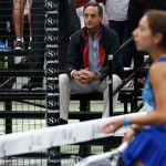 Alfredo Garbisu, Presidente de la FEP, durante la disputa del XXXI Campeonato de España de Menores