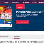 Un total de 88 parejas estarán presentes en un Portugal Padel Master que promete ser apasionante