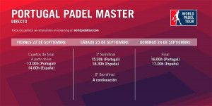 Portugal Padel Master 2017: Orden de Juego de Cuartos de Final