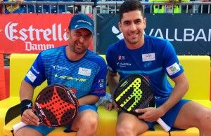 Matías Díaz y Maxi Sánchez, en acción en el Andorra Open 2017