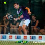 Martín di Nenno, en acción en el Sevilla Open 2017