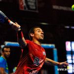 Martín di Nenno, en acción en el Sevilla Open 2017