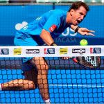 Paquito Navarro, en acción en el Portugal Padel Master 2017