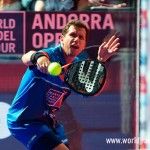 Paquito Navarro, en acción en el Andorra Open 2017