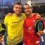 Gonzalo Rubio y Javi Garrido, en acción en el Andorra Open 2017