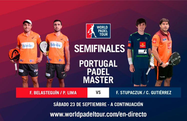 Sigue las semifinales del Portugal Padel Master, EN DIRECTO