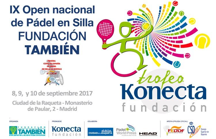 IX Open Nacional de Pádel en Silla de Ruedas Trofeo TAMBIÉN - KONECTA