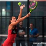 Sofia Araujo, i aktion i förhandsvisningen av Granada Open 2017