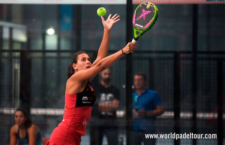 Sofia Araujo, en acción en la Pre-Previa del Granada Open 2017
