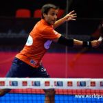 Fernando Belasteguín, en acción en el Zaragoza Open 2017