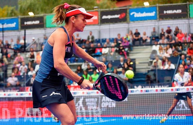Cata Tenorio, en acción en el Andorra Open 2017