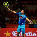 Ale Galán, en acción en el Zaragoza Open 2017