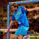 Marcello Jardim, en acción en el Granada Open 2017