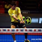 Javi Garrido, en acción en el Zaragoza Open 2017