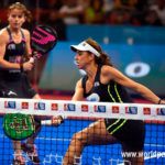 Marta Marrero y Cata Tenorio, en acción en el Zaragoza Open 2017
