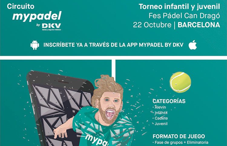 Barcelona espera un nuevo Torneo Junior del Circuito MyPadel by DKV