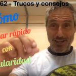 Consells i trucs de Miguel Sciorilli (62): Treure ràpid amb regularitat