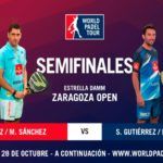 Todo listo para las semifinales del Zaragoza Open 2017