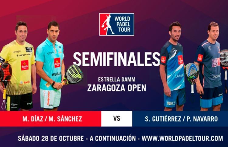 Todo listo para las semifinales del Zaragoza Open 2017