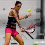 Alba Galán, en acción en el Keler Bilbao Open 2017