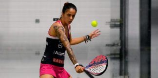 Alba Galán, en acción en el Keler Bilbao Open 2017