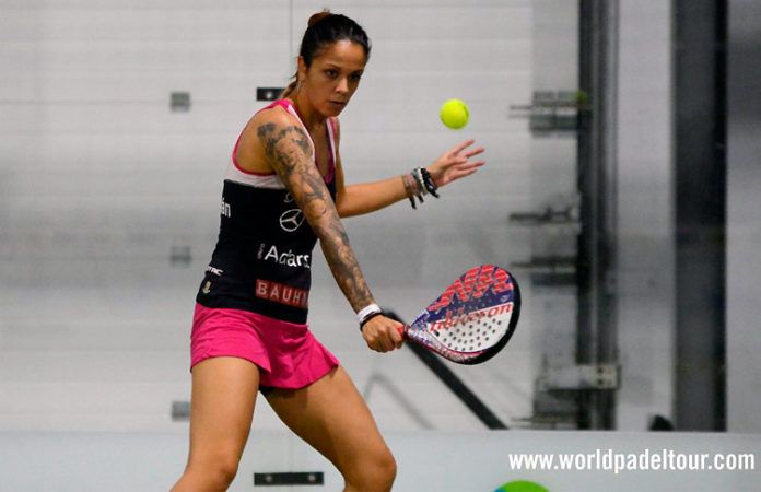 Alba Galán, en acción en el Keler Bilbao Open 2017