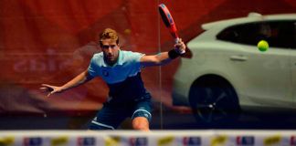 Álex Ruiz, en acción en el Keler Bilbao Open 2017