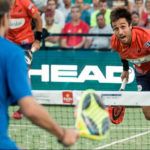 Fernando Belasteguín y Pablo Lima, en acción en el Buenos Aires Padel Master 2017