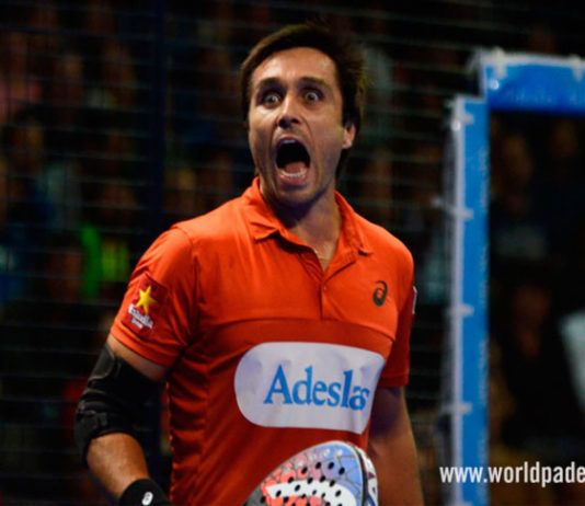 Belasteguín durante el World Padel Tour.