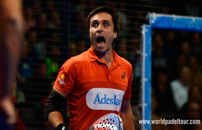 Belasteguín durante el World Padel Tour.