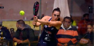 Laura Clergue, en acción en el Keler Bilbao Open 2017