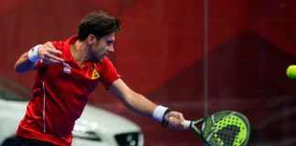 Germán Tamame, en acción en el Keler Bilbao Open 2017