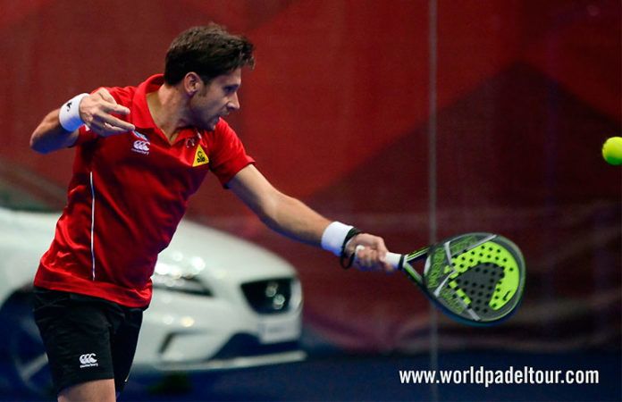 Germán Tamame, en acción en el Keler Bilbao Open 2017