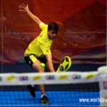 Ale Galán, en acción en el Keler Bilbao Open 2017