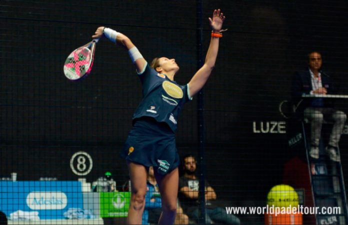 Gemma Triay, en acción en el Keler Bilbao Open 2017