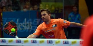 Matías Díaz, en acción en el Keler Bilbao Open 2017