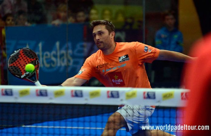 Matías Díaz, en acción en el Keler Bilbao Open 2017