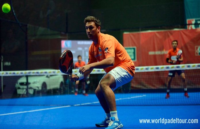 Matías Díaz, en acción en el Keler Bilbao Open 2017