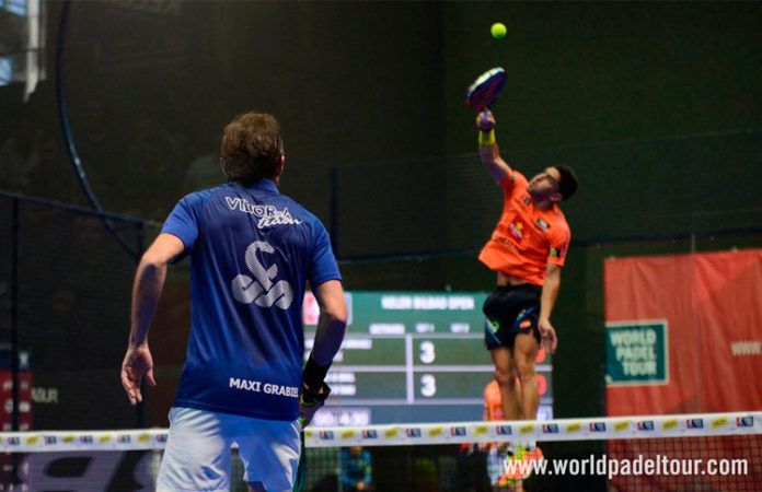 Maxi Sánchez, en acción en el Keler Bilbao Open 2017