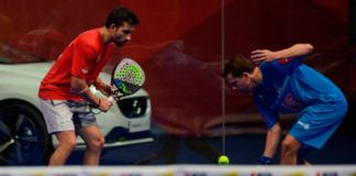 Sanyo Gutiérrez y Paquito Navarro, en acción en el Keler Bilbao Open 2017