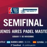 Sigue las semifinales del Buenos Aires Padel Master, EN DIRECTO